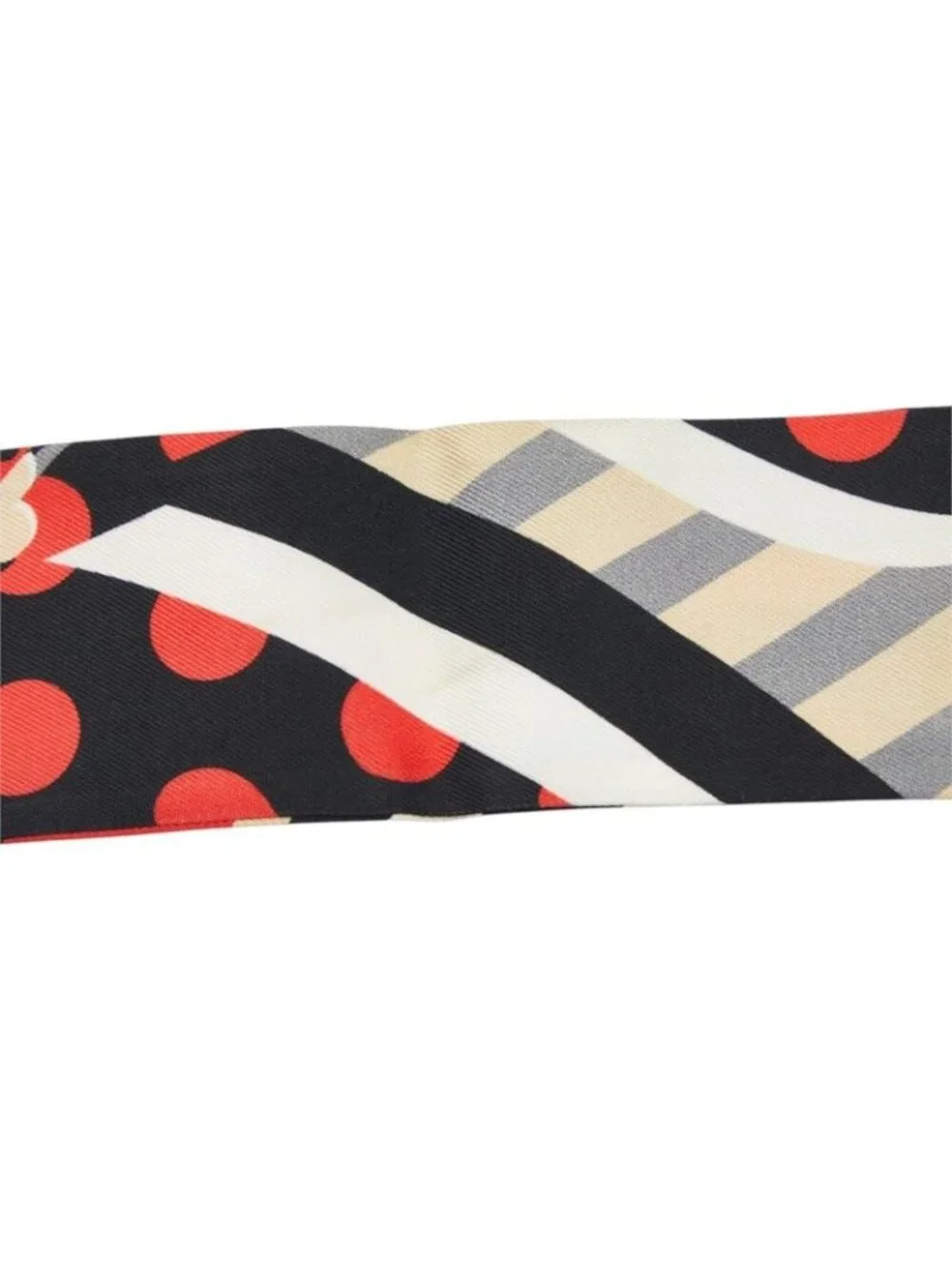 Louis Vuitton Pop Monogram Bandeau BB Scarf Black Red Multicolor Silk